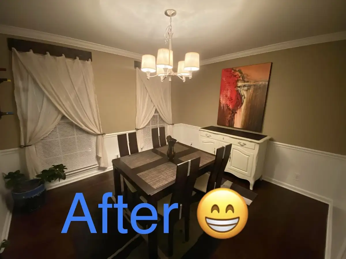 Professional dining room restoration after water damage in Marion